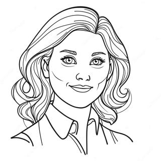 Caitlin Clark In Action Coloring Page 28516-25837