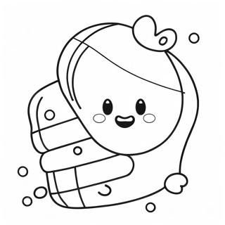 Marshmallow Coloring Page 28566-25866