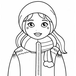 Winter Clothes Coloring Page 28576-25874