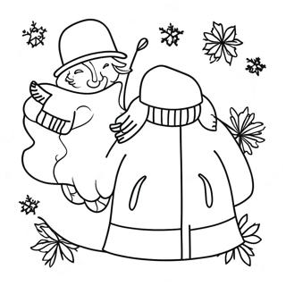 Winter Clothes Coloring Page 28576-25875