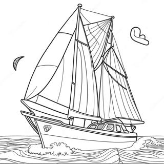 Sailboat Coloring Pages