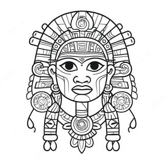 Mayan Coloring Page 28606-25898