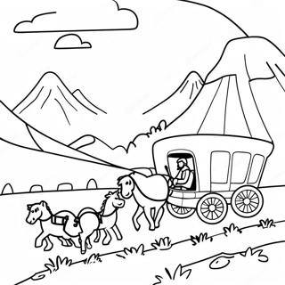 Oregon Trail Adventure Coloring Page 28616-25906