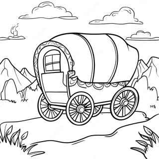 Oregon Trail Adventure Coloring Page 28616-25907