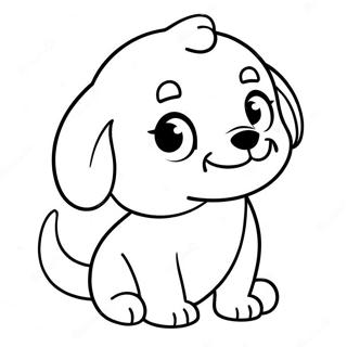 Cute Bsd Puppy Coloring Page 28637-25925