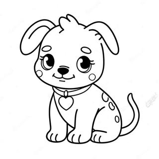 Cute Bsd Puppy Coloring Page 28637-25927