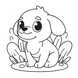 Cute Bsd Puppy Coloring Page 28637-25928