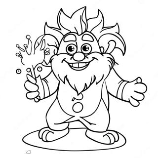 Heat Miser With Snowballs Coloring Page 28667-25950