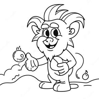 Heat Miser With Snowballs Coloring Page 28667-25952