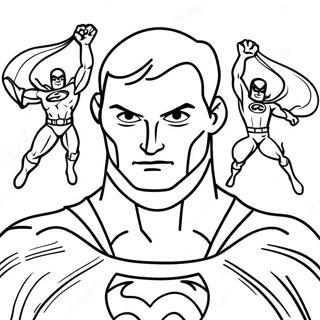 Superhero Dad Coloring Page 28677-25958