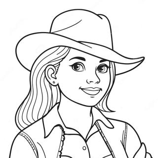 Jessie With Colorful Hat Coloring Page 28687-25966