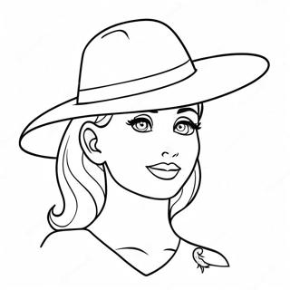 Jessie With Colorful Hat Coloring Page 28687-25967