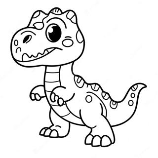 Cute Baby T Rex Coloring Page 2869-2326