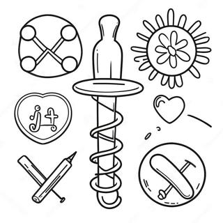 Medical Symbols Coloring Page 28706-25978