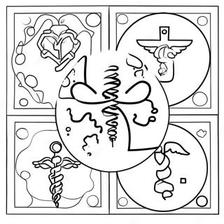 Medical Symbols Coloring Page 28706-25979