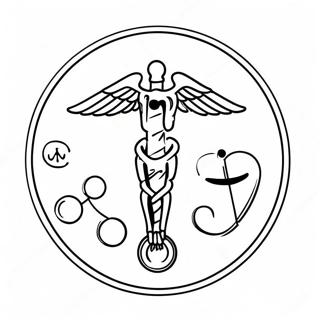 Medical Symbols Coloring Page 28706-25980