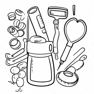 Colorful Medical Tools Coloring Page 28707-25984