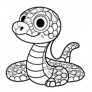 Cute Baby Python Coloring Page 28737-26005