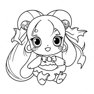 Magical Precure Transformation Coloring Page 28747-26014