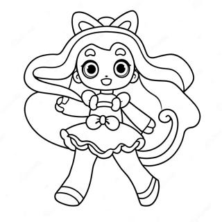 Magical Precure Transformation Coloring Page 28747-26015