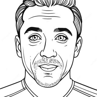 Xavi Coloring Page 28776-26034