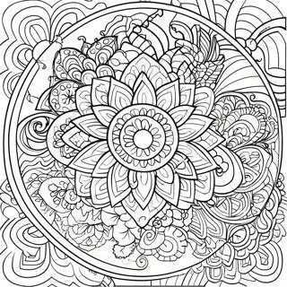 Mindfulness Mandala Coloring Page 28787-26045