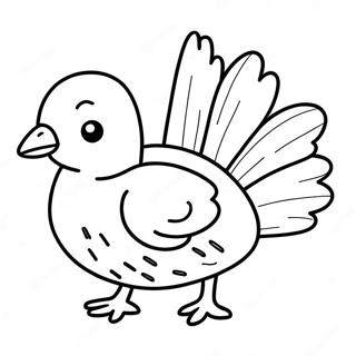 Baby Turkey Coloring Page 28806-26058