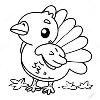 Baby Turkey Coloring Page 28806-26059