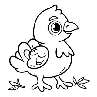 Baby Turkey Coloring Page 28806-26060