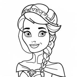 Elsa Halloween Coloring Page 28816-26066