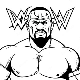 Wwe Coloring Page 28826-26074