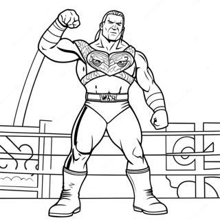 Wwe Coloring Page 28826-26076