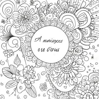 Whimsical Quote Coloring Page 28837-26086