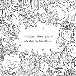 Whimsical Quote Coloring Page 28837-26087