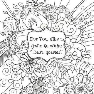 Whimsical Quote Coloring Page 28837-26088