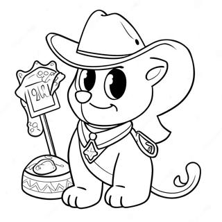 Sheriff Callie Coloring Pages