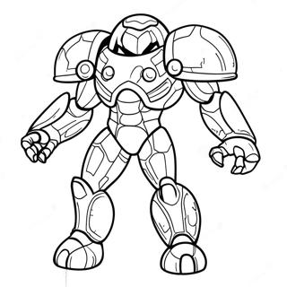 Metroid Coloring Pages