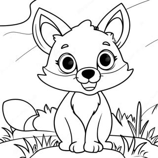 Foxy Coloring Page 28876-26116