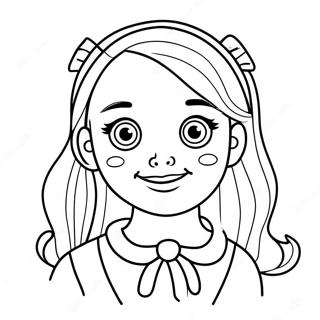 Cute Tumblr Girl Coloring Page 28886-26122