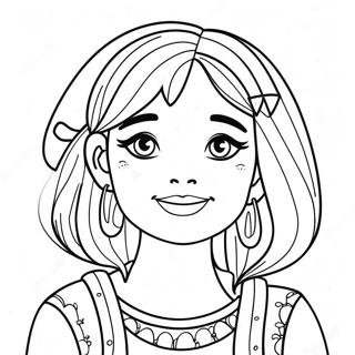 Cute Tumblr Girl Coloring Page 28886-26123