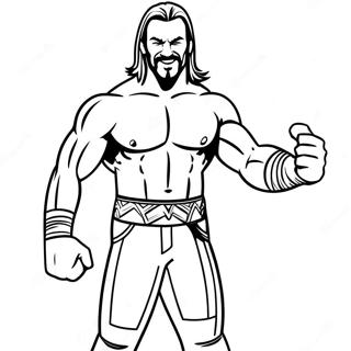 Wwe Coloring Page 28966-26186