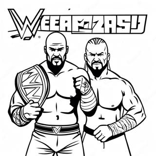 Wwe Coloring Page 28966-26187