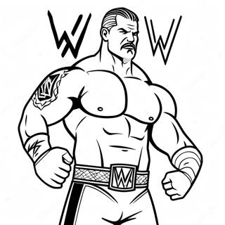 Wwe Coloring Page 28966-26188