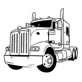 Kenworth Truck Coloring Page 28976-26195