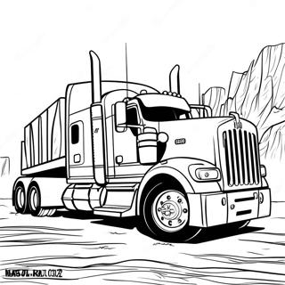 Kenworth Truck Coloring Page 28976-26196