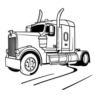 Classic Kenworth Truck Coloring Page 28977-26199