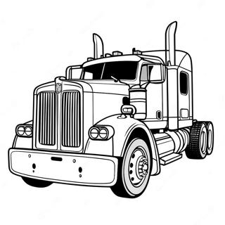 Classic Kenworth Truck Coloring Page 28977-26200