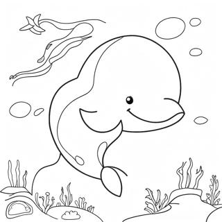 Cute Whale Coloring Page 28986-26202