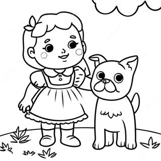 Dorothy And Toto Adventure Coloring Page 2899-2349