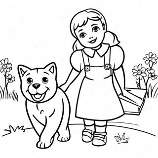 Dorothy And Toto Adventure Coloring Page 2899-2350